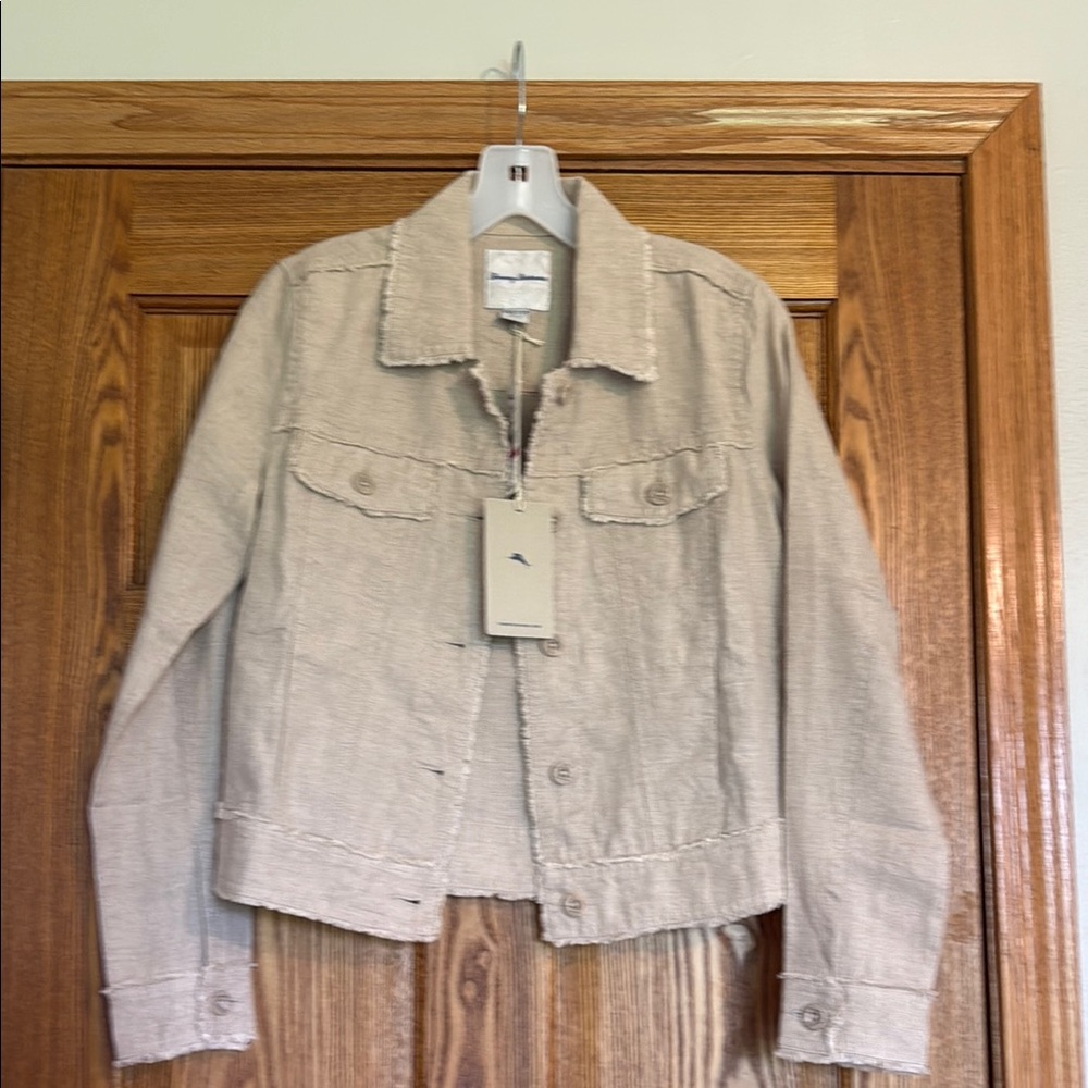 Tommy Bahama Beige Linen Jacket